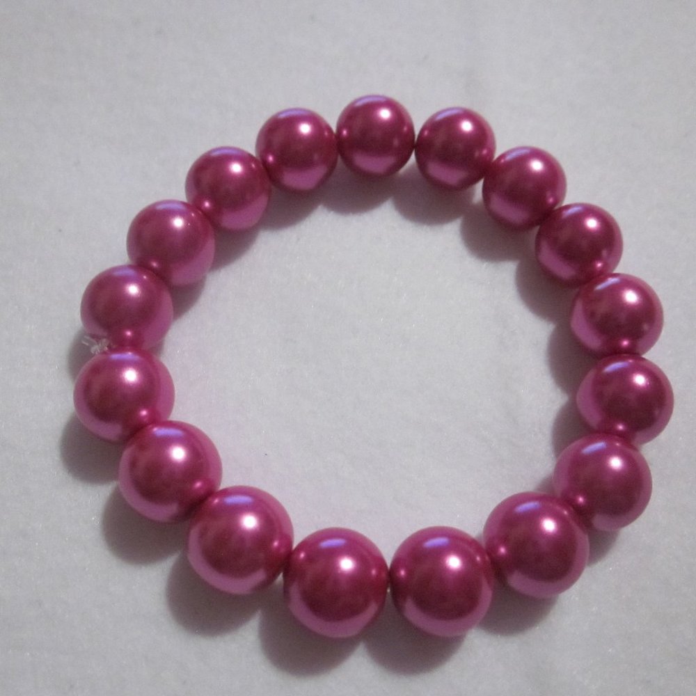 Fuchsia Chunky Chunky 20mm Bracelet.